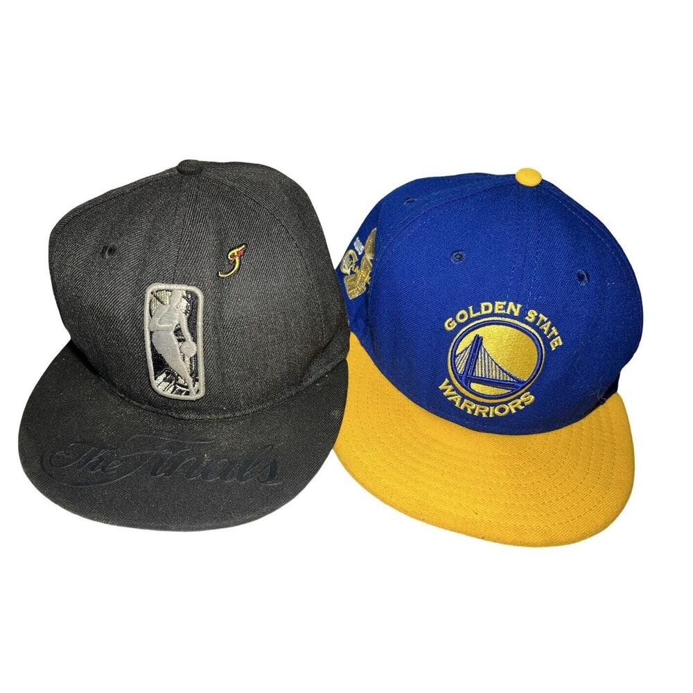 Golden State Warriors Lot of 2 Snapbacks 9FIFTY 2015 NBA Champions & The Finals